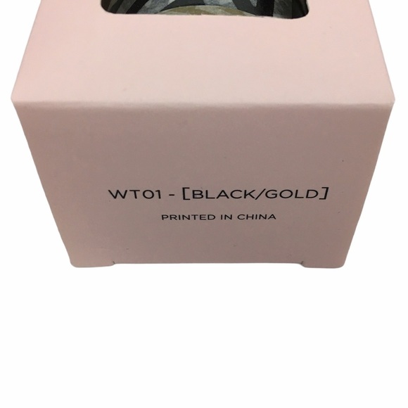 ELUM DESIGNS Washi Paper Tape Decorative Black Gold 8 Rolls Scrapbooking NWT - Picture 3 of 5